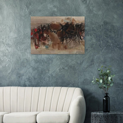 UNTITLED 1964 1 - Chu teh Chun Brushed Aluminum Print - 70x100 cm / 28x40 inches | Chu teh Chun Aluminum Print | Chu teh Chun Prints