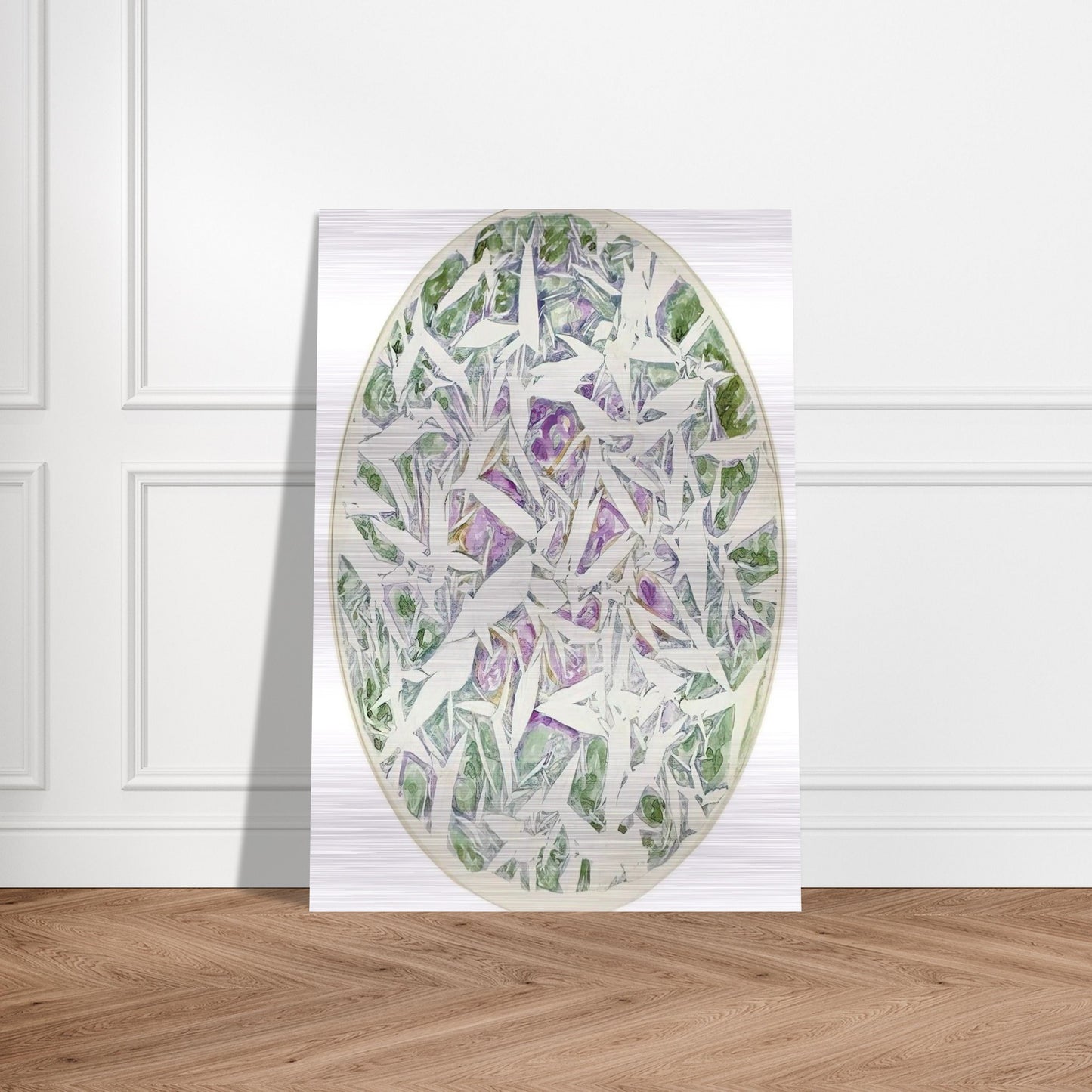 Untitled - Tachisme - Simon Hantai Brushed Aluminum Print - 70x100 cm / 28x40 inches | Simon Hantai Aluminum Print | Simon Hantai Prints