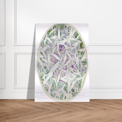 Untitled - Tachisme - Simon Hantai Brushed Aluminum Print - 70x100 cm / 28x40 inches | Simon Hantai Aluminum Print | Simon Hantai Prints