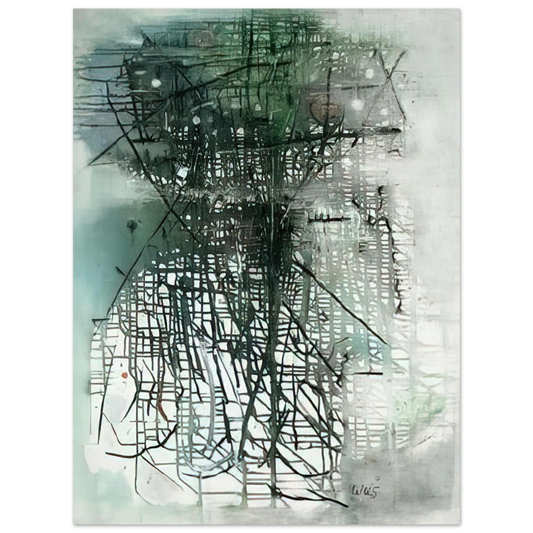 Wols - Composition - Art Informel  75x100 cm / 30x40inches Fine Art Poster