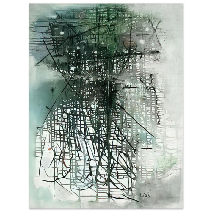 Wols - Composition - Art Informel  75x100 cm / 30x40inches Fine Art Poster