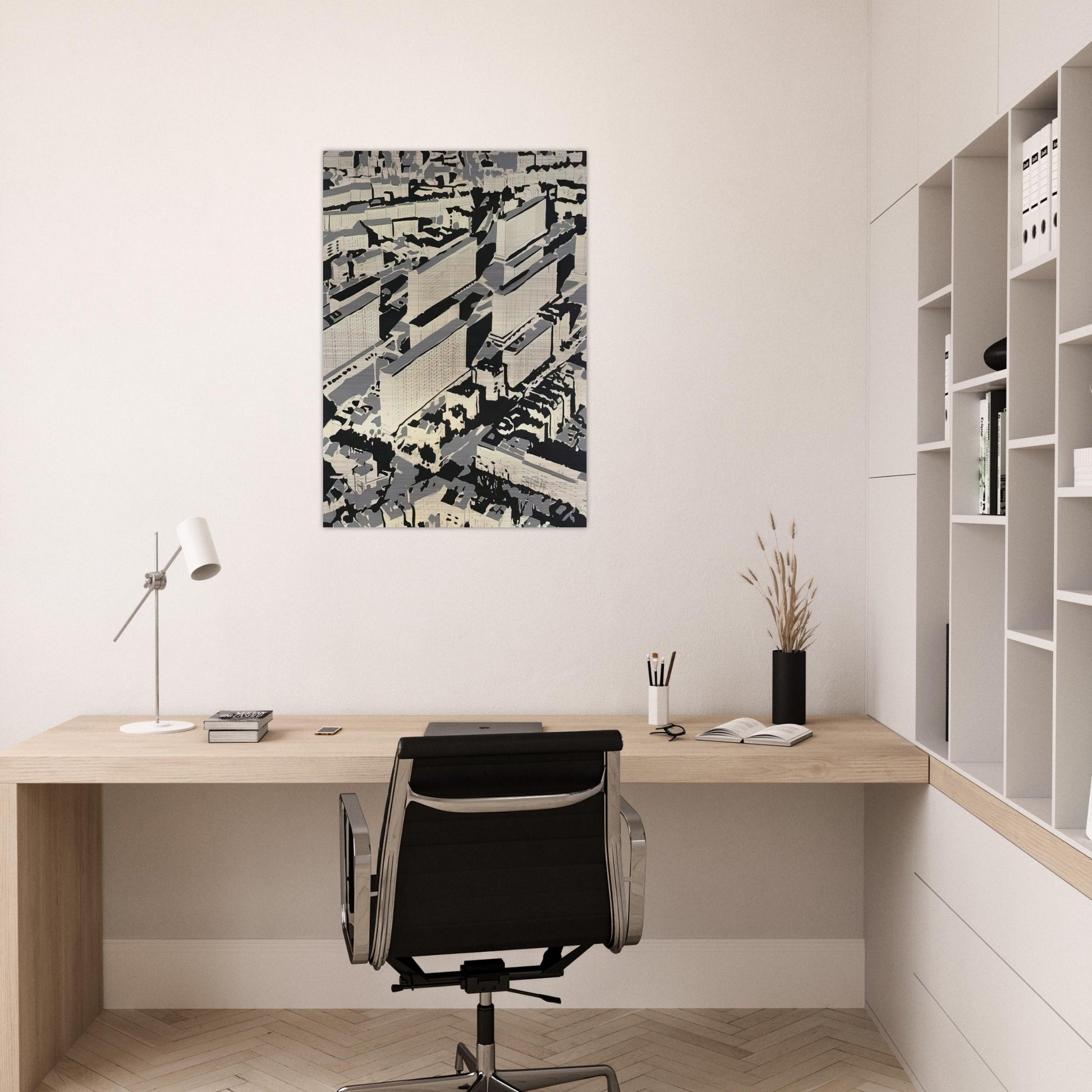 OWNSCAPE HA 1968 - Gerhard Richter Brushed Aluminum Print - 70x100 cm / 28x40 inches | Gerhard Richter Aluminum Print | Gerhard Richter Prints