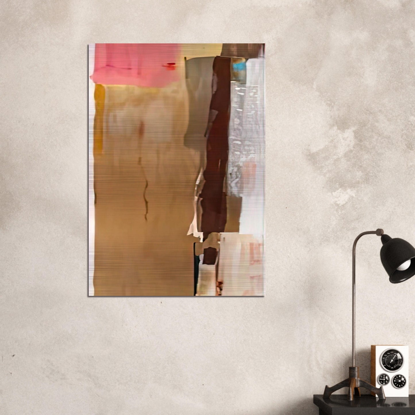 Bistre I, 1976- - Helen Frankenthaler Brushed Aluminum Print - 70x100 cm / 28x40 inches | Helen Frankenthaler Aluminum Print | Helen Frankenthaler Prints