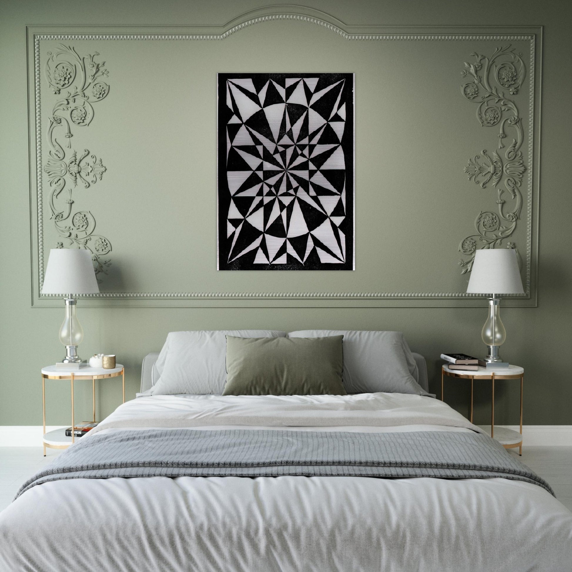 FLOR DE PASCUA BEAUTIFUL - MC Escher Brushed Aluminum Print - 70x100 cm / 28x40 inches | MC Escher Aluminum Print | MC Escher Prints