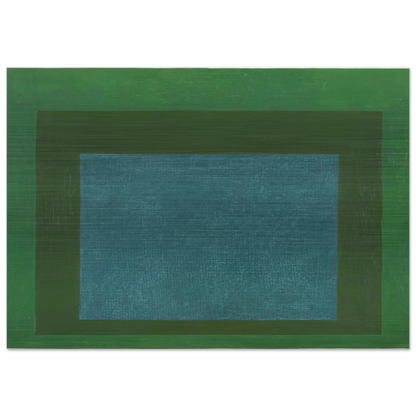 HOMAGE TO THE SQUARE 1963 - Josef Albers Brushed Aluminum Print - 70x100 cm / 28x40 inches | Josef Albers Aluminum Print | Josef Albers Prints