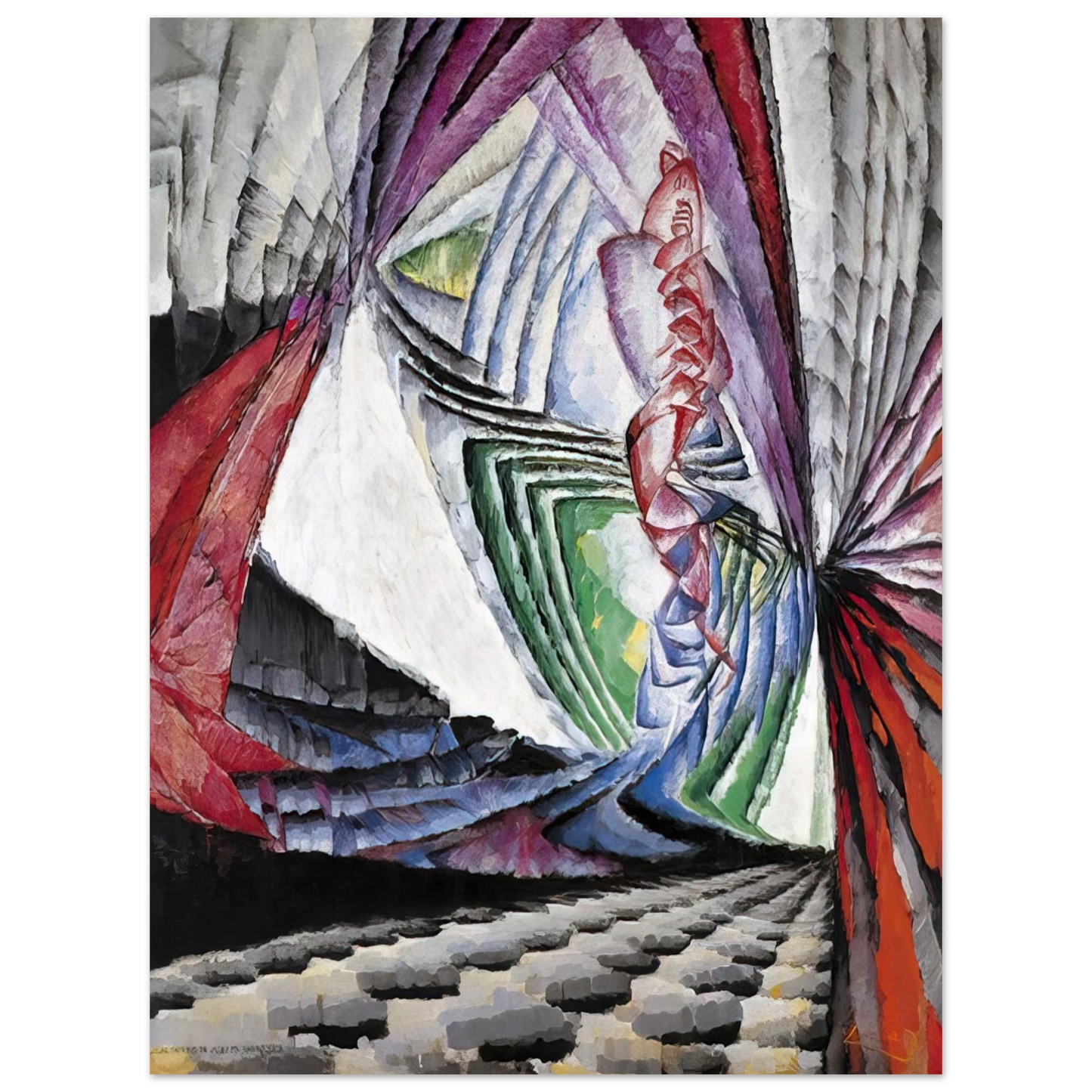Frantisek Kupka - Positioning of Mobile Graphic Elements  75x100 cm / 30x40inches Fine Art Poster