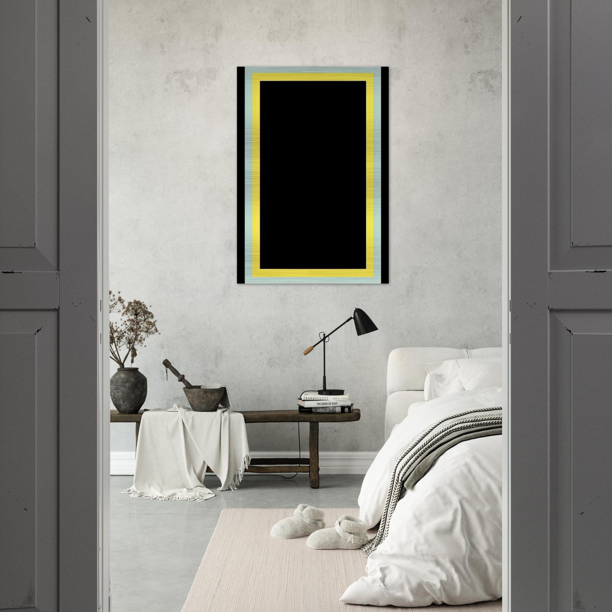 Series Painting 8 - 1966 - Ronnie Landfield Brushed Aluminum Print - 70x100 cm / 28x40 inches | Ronnie Landfield Aluminum Print | Ronnie Landfield Prints