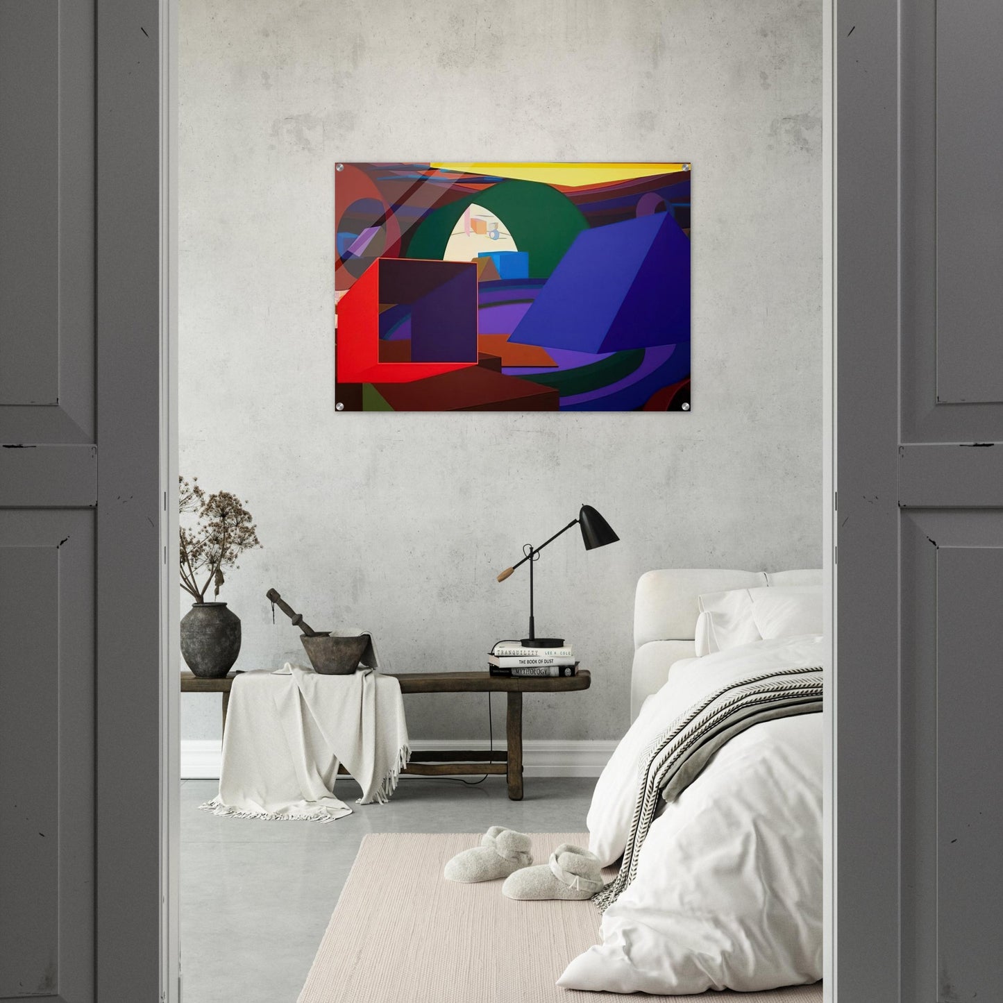 Orion II - Al Held Acrylic Print - 70x100 cm / 28x40″ inches