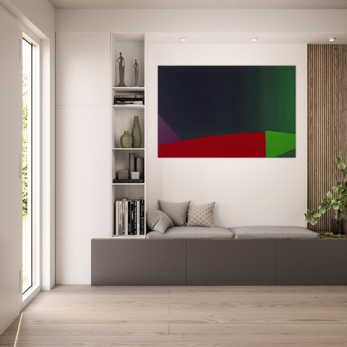 6.3.66 - 1966 - John Hoyland Art Prints - 100x150 cm / 40x60″ inches | John Hoyland Poster | John Hoyland Prints
