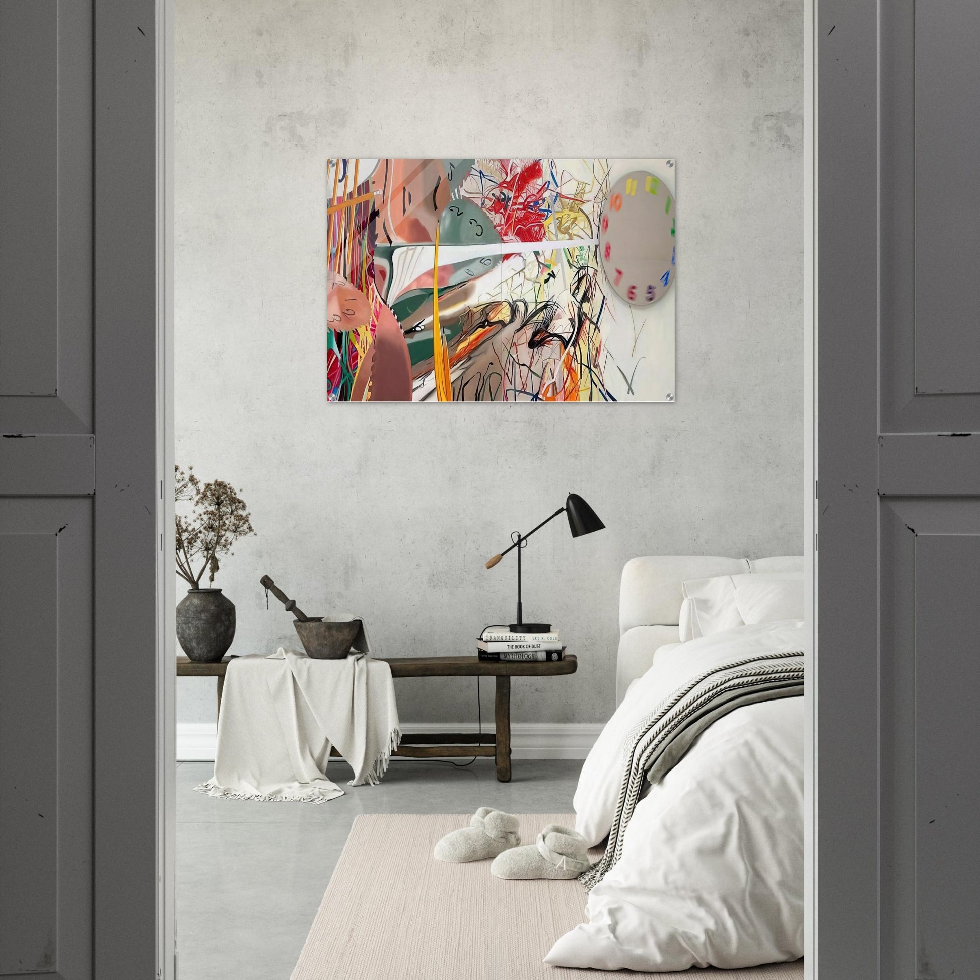 Time Stops the Face Continues - James Rosenquist Acrylic Print - 70x100 cm / 28x40″ inches