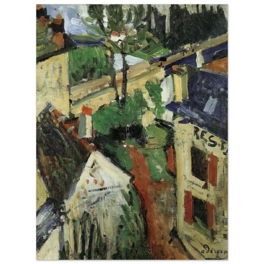 Andre Derain - BAKER S HOTEL  75x100 cm / 30x40inches Fine Art Poster