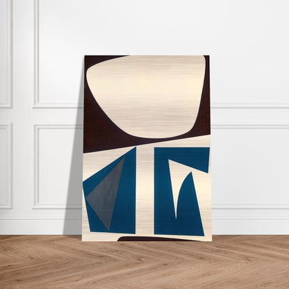 Untitled - Abstract - Indian Space painting - Will Barnet Brushed Aluminum Print - 70x100 cm / 28x40 inches | Will Barnet Aluminum Print | Will Barnet Prints