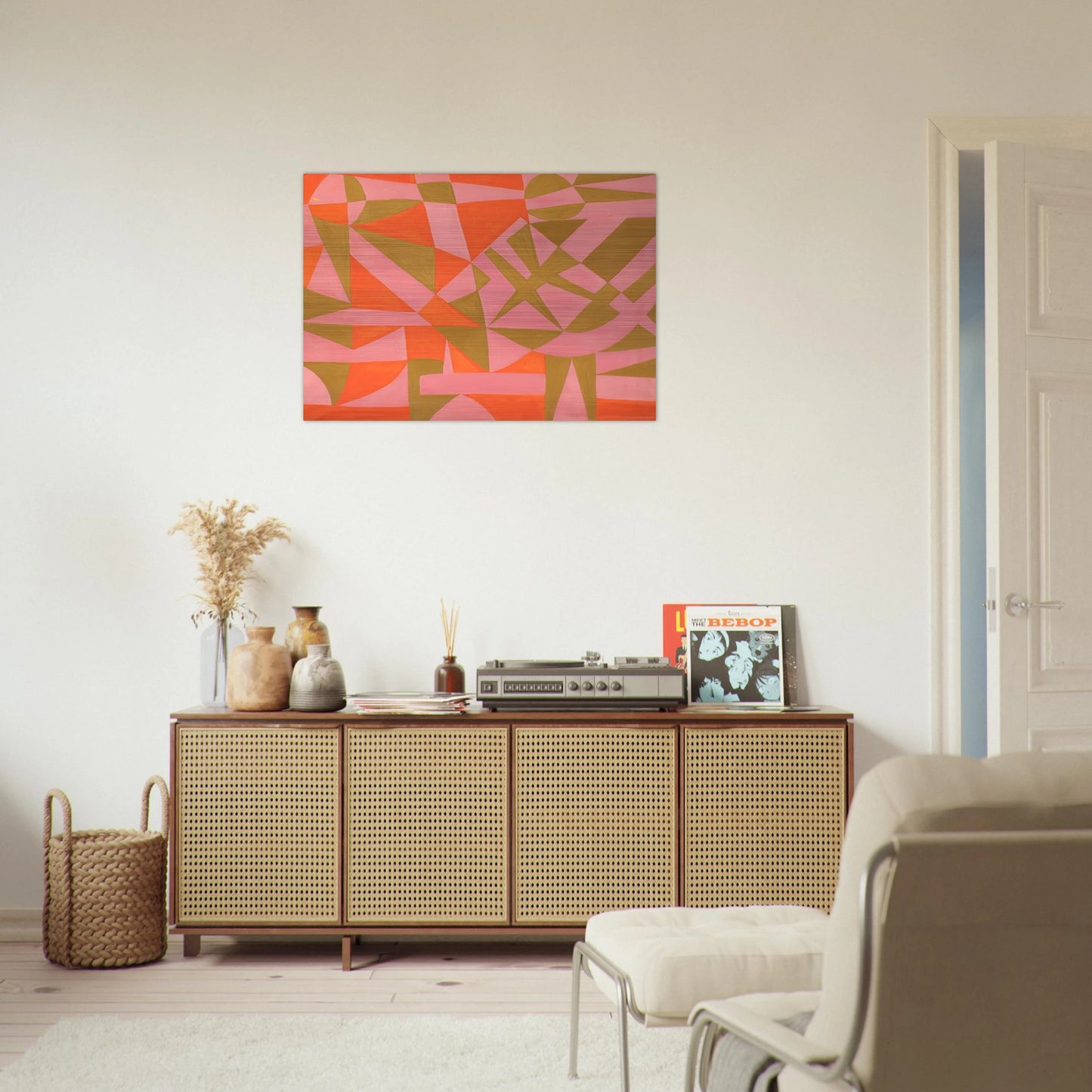 Flight of Colors - 1949 - Carmen Herrera Brushed Aluminum Print - 70x100 cm / 28x40 inches | Carmen Herrera Aluminum Print | Carmen Herrera Prints