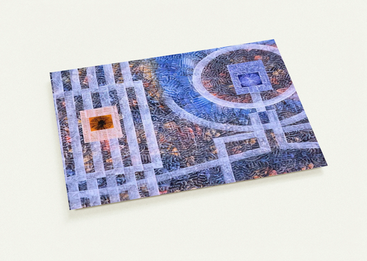 Exile - 1974 By Jimmy Ernst Pack of 10 Post Cards | Jimmy Ernst Post Cards | A6 (10.5 x 14.8 cm) - 4.1 x 5.8 inches