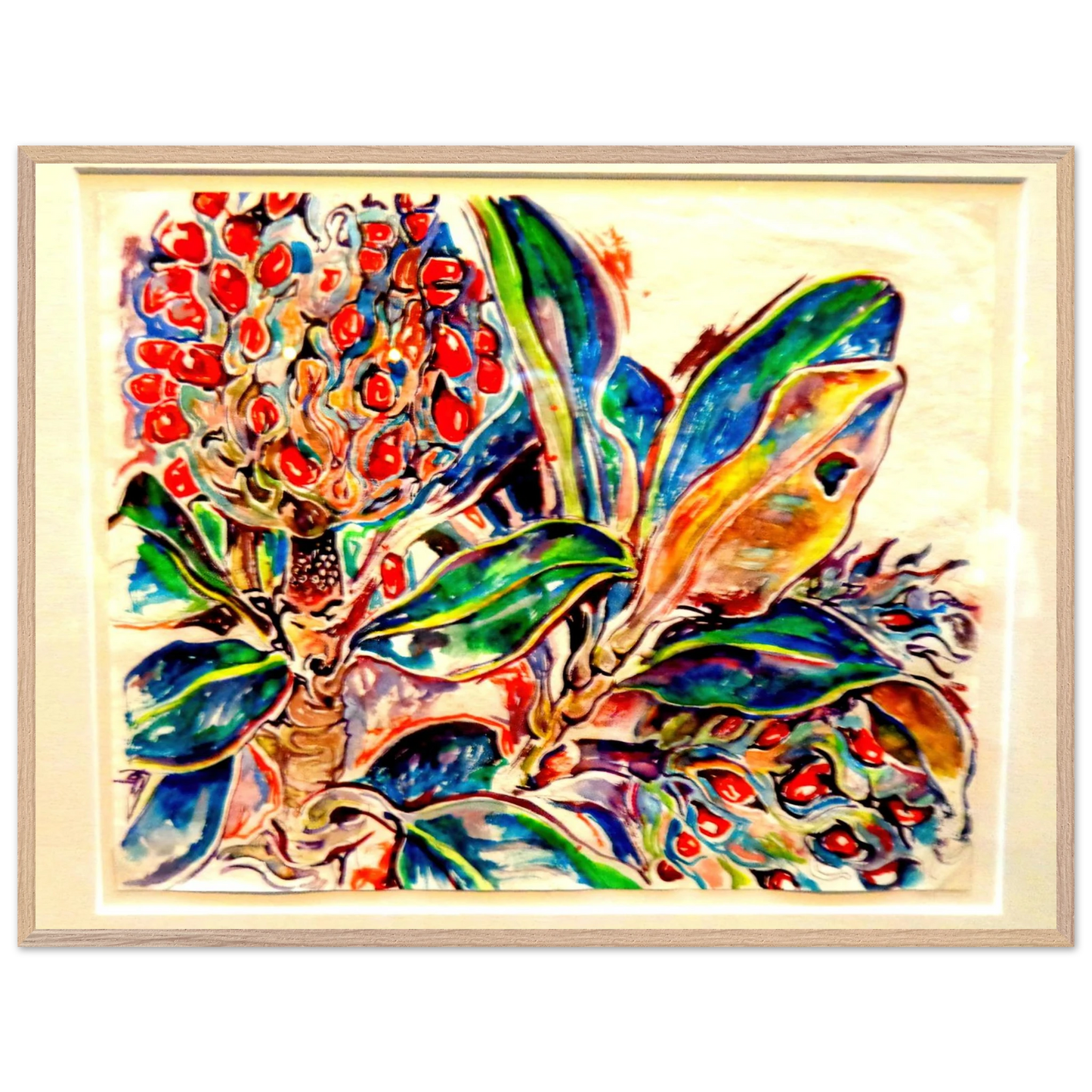 Walter Inglis Anderson - Walter Anderson Wall art - A3 (29.7 x 42  cm) - Premium Wooden Framed Poster With Fine Art Paper-canvas - Black frame