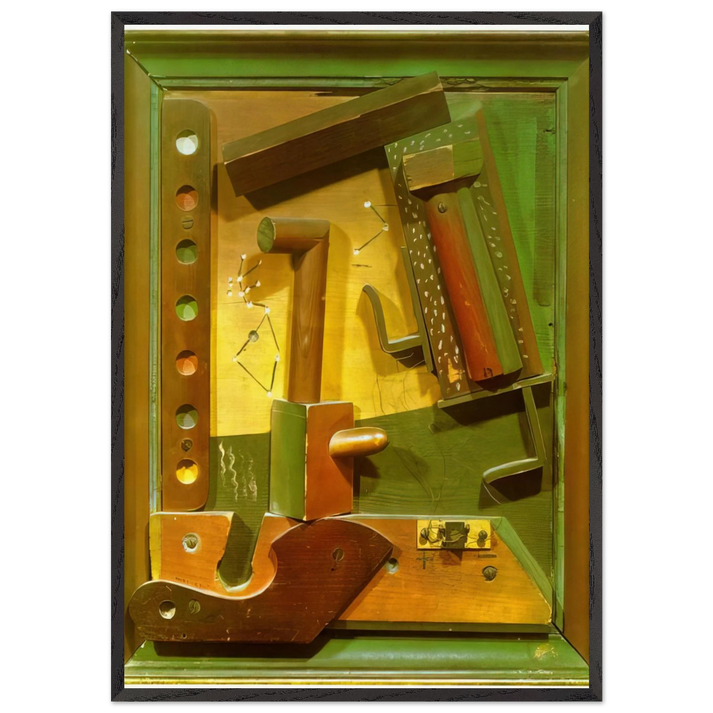 Fruit of a Long Experience - Max Ernst 70x100 cm / 28x40 inches Framed Art Print – Black Wooden Frame