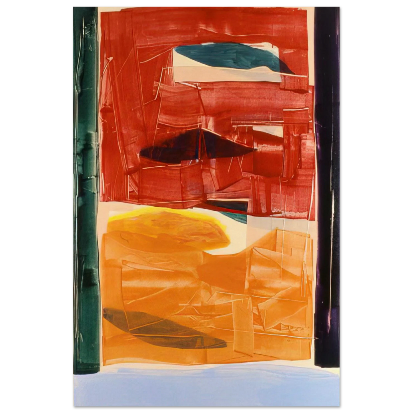 Circe's Palace - 1982 - Ronnie Landfield Art Prints - 100x150 cm / 40x60″ inches | Ronnie Landfield Poster | Ronnie Landfield Prints