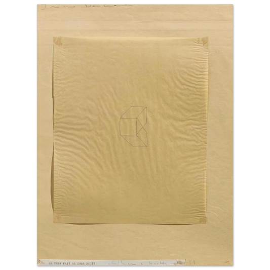 Alighiero Boetti - MA COSA FAI MA COSA DICI 1972  75x100 cm / 30x40inches Fine Art Poster