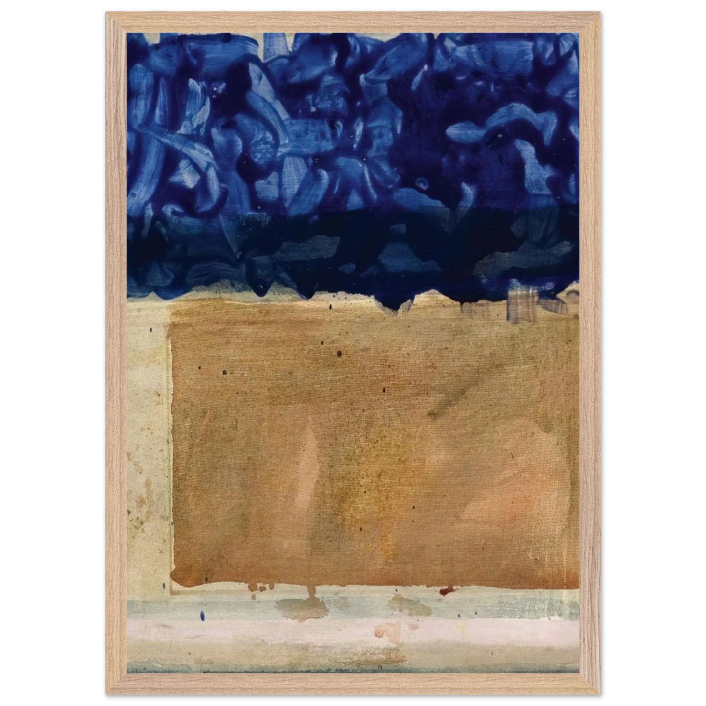 Helen Frankenthaler - Shoreline - 1952 Wall art - 70x100 cm / 28x40 inches - Fine Art Poster-canvas - -