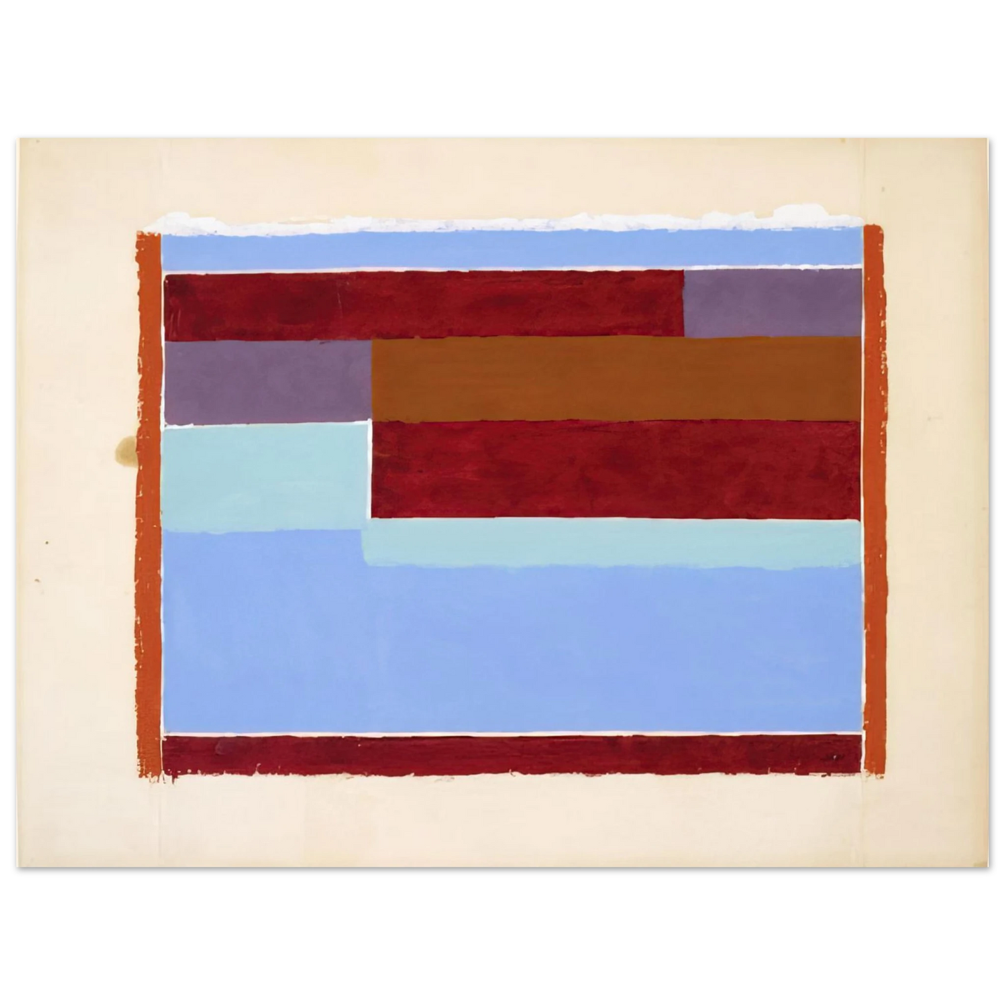 Josef Albers - UNTITLED ABSTRACTION VIII 1937  75x100 cm / 30x40inches Fine Art Poster