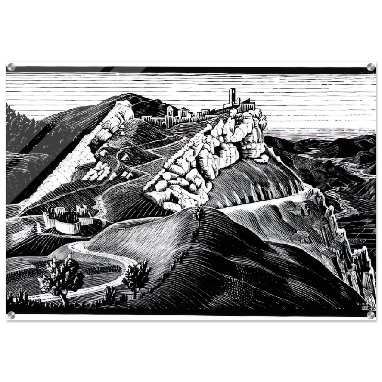 ESCHER (16) - MC Escher Acrylic Print - 70x100 cm / 28x40″ inches | Maurits Cornelis Escher Prints