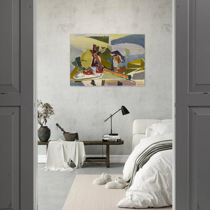 Still Life - Lee Krasner Brushed Aluminum Print - 70x100 cm / 28x40 inches | Lee Krasner Aluminum Print | Lee Krasner Prints