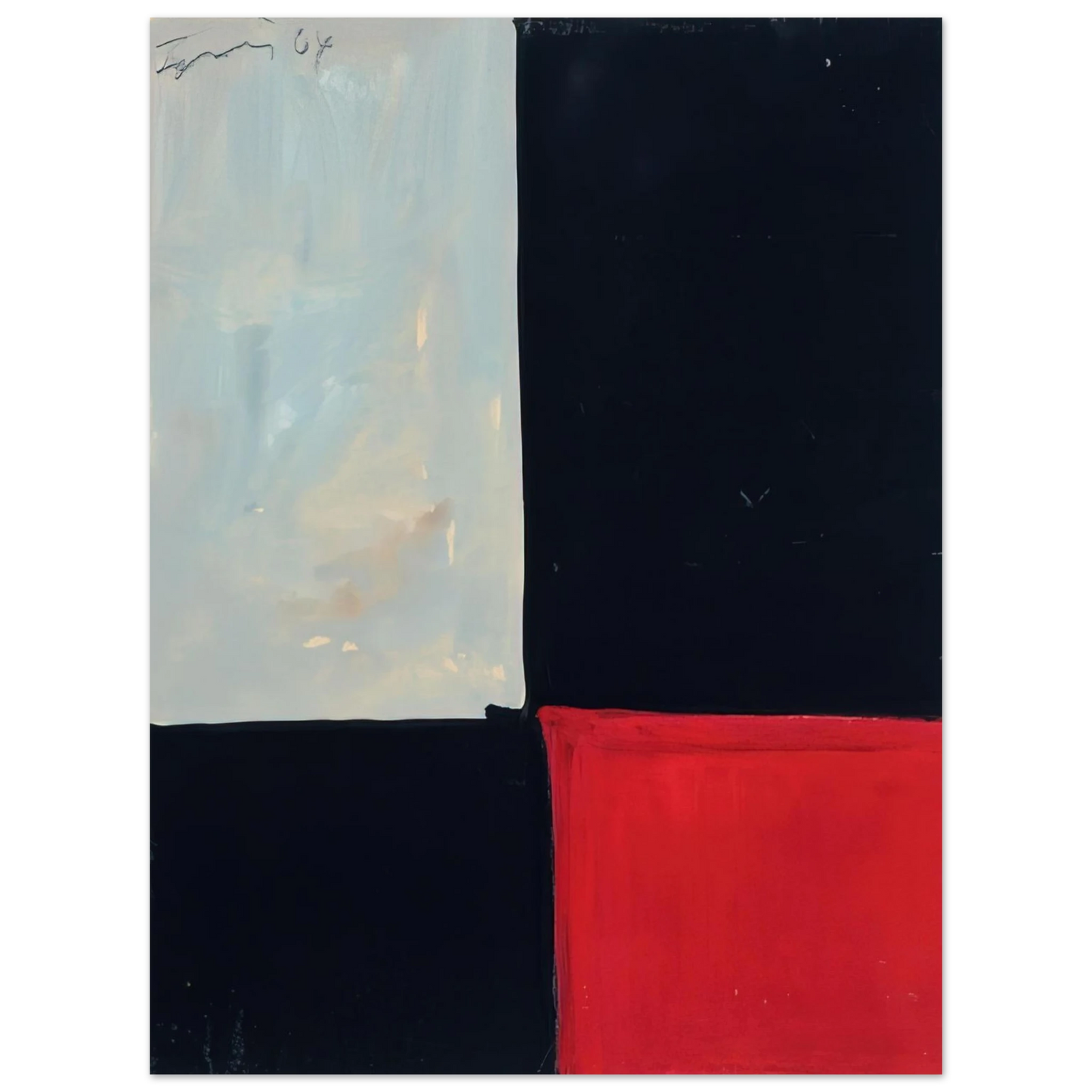 Gunther Forg - Untitled 04.B.0101 - 2004  75x100 cm / 30x40inches Fine Art Poster