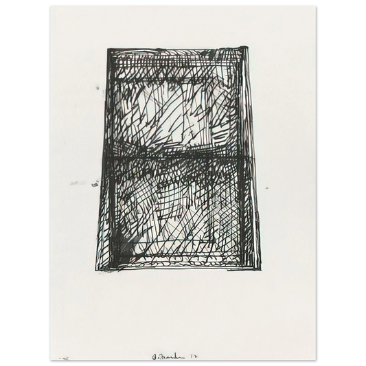 Brice Marden - Suicide Notes - 1972  75x100 cm / 30x40inches Fine Art Poster