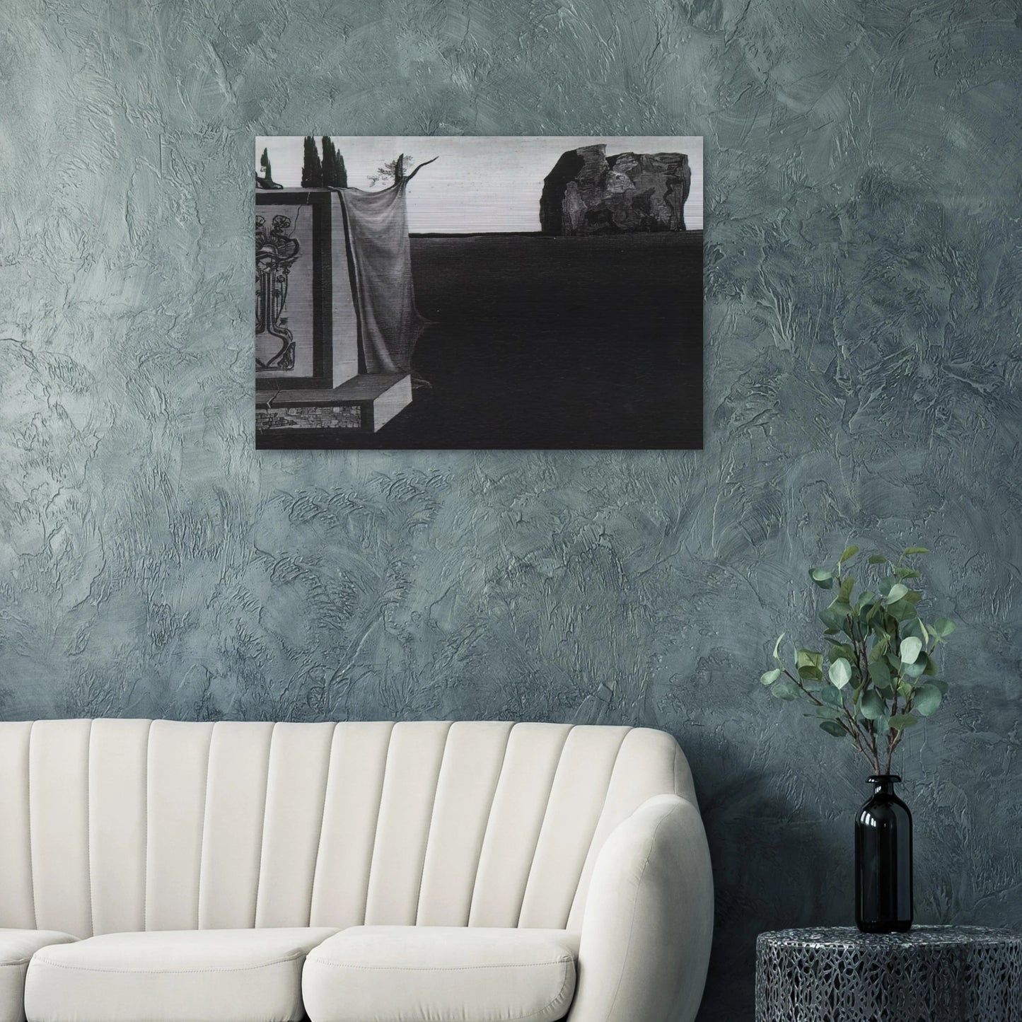 LANDSCAPE - Salvador Dali Brushed Aluminum Print - 70x100 cm / 28x40 inches | Salvador Dali Aluminum Print | Salvador Dali Prints
