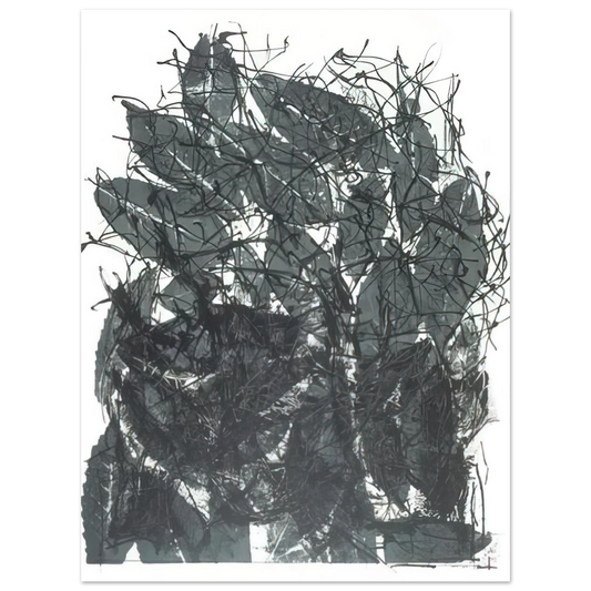 Jean-Paul Riopelle - Leaves I  75x100 cm / 30x40inches Fine Art Poster