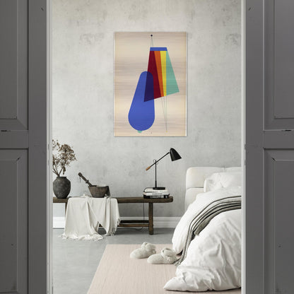 LONG DISTANCE FROM THE PORTFOLIO REVOLVING DOORS 1926 - Man Ray Brushed Aluminum Print - 70x100 cm / 28x40 inches | Man Ray Aluminum Print | Man Ray Prints