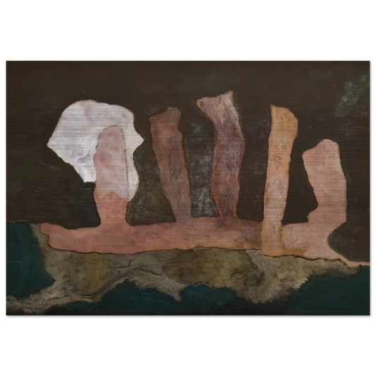 The Sacrifice - 1946 - Theodoros Stamos Brushed Aluminum Print - 70x100 cm / 28x40 inches | Theodoros Stamos Aluminum Print | Theodoros Stamos Prints