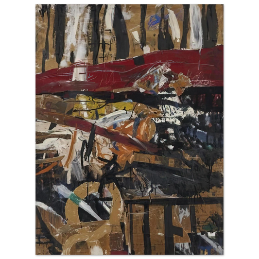 Allan Kaprow - Caged Pheasant #2  75x100 cm / 30x40inches Fine Art Poster