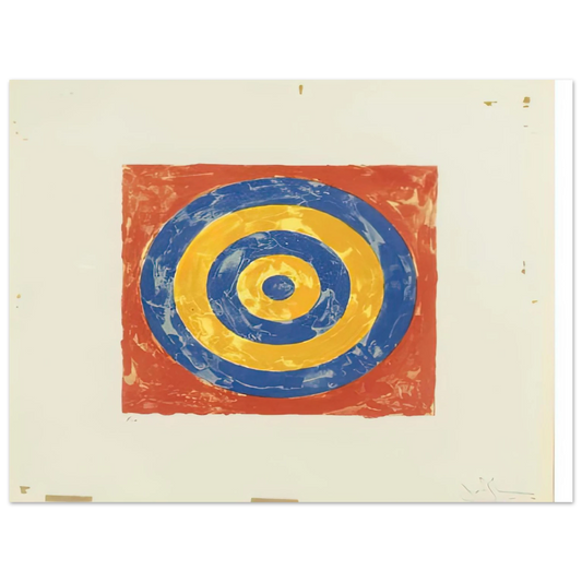 Jasper Johns - TARGET UNIVERSAL LIMITED ART EDITIONS 35  75x100 cm / 30x40inches Fine Art Poster