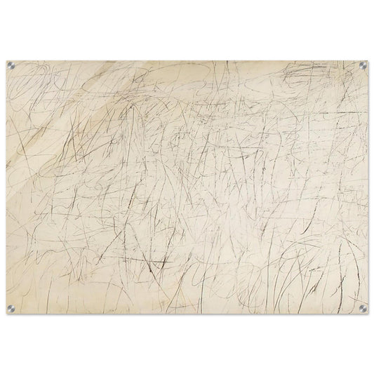 The Geeks - Cy Twombly Acrylic Print - 70x100 cm / 28x40″ inches | Cy Twombly Wall Art | Cy Twombly Prints