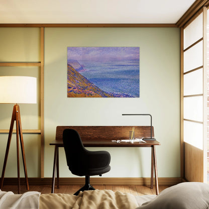 THE CAP GRIS NEZ 1900 - Theo van Rysselberghe Brushed Aluminum Print - 70x100 cm / 28x40 inches | Theo van Rysselberghe Aluminum Print | Theo van Rysselberghe Prints