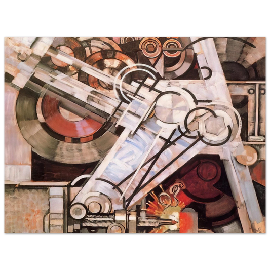 Frantisek Kupka - Drill  75x100 cm / 30x40inches Fine Art Poster