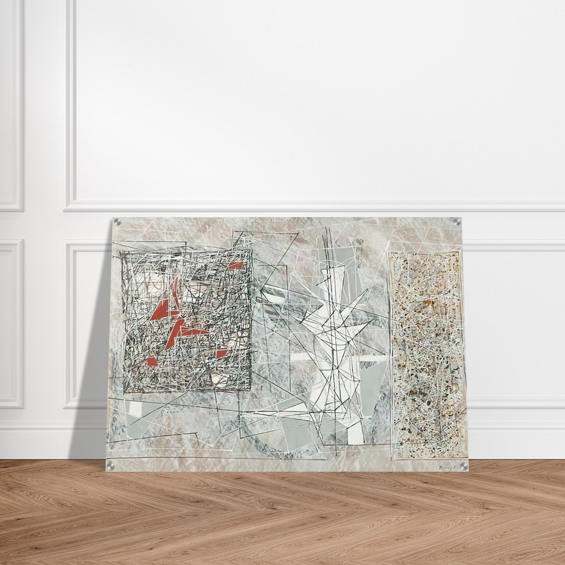 White Space - 1951 - Jimmy Ernst Acrylic Print - 70x100 cm / 28x40″ inches | Jimmy Ernst Wall Art | Jimmy Ernst Prints