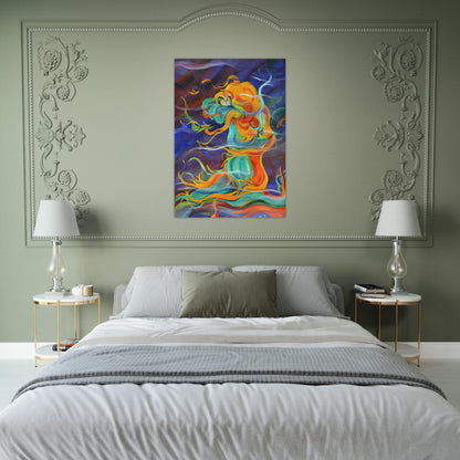 Wind - 1963 - Konrad Zuse Brushed Aluminum Print - 70x100 cm / 28x40 inches | Konrad Zuse Aluminum Print | Konrad Zuse Prints