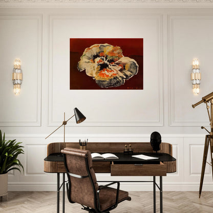 Flower Shell - Max Ernst Brushed Aluminum Print - 70x100 cm / 28x40 inches | Max Ernst Aluminum Print | Max Ernst Prints