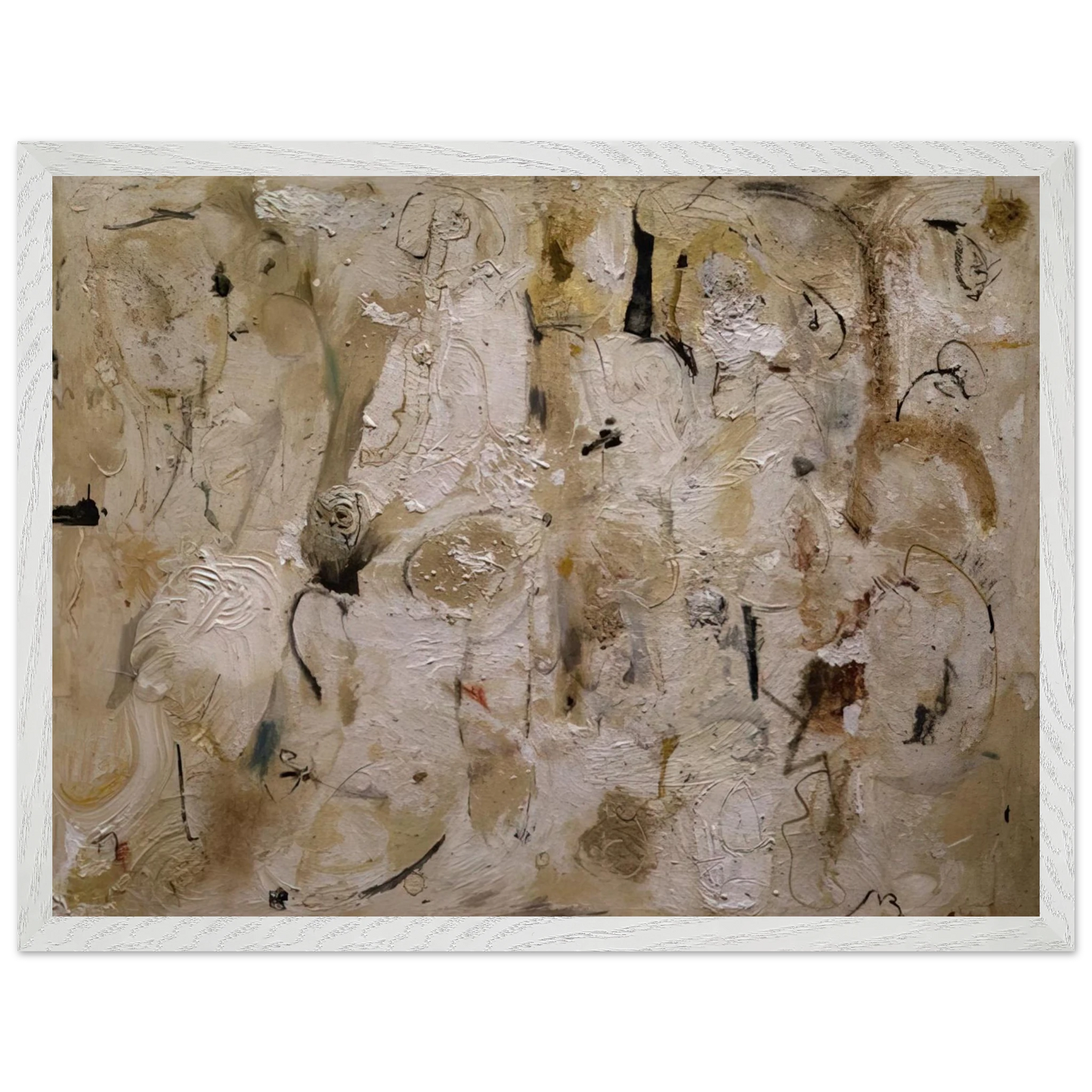 Helen Frankenthaler - Painted on 21st Street - 1951 Wall art - A2 (42 x 59.4  cm) - Fine Art Poster-canvas - -