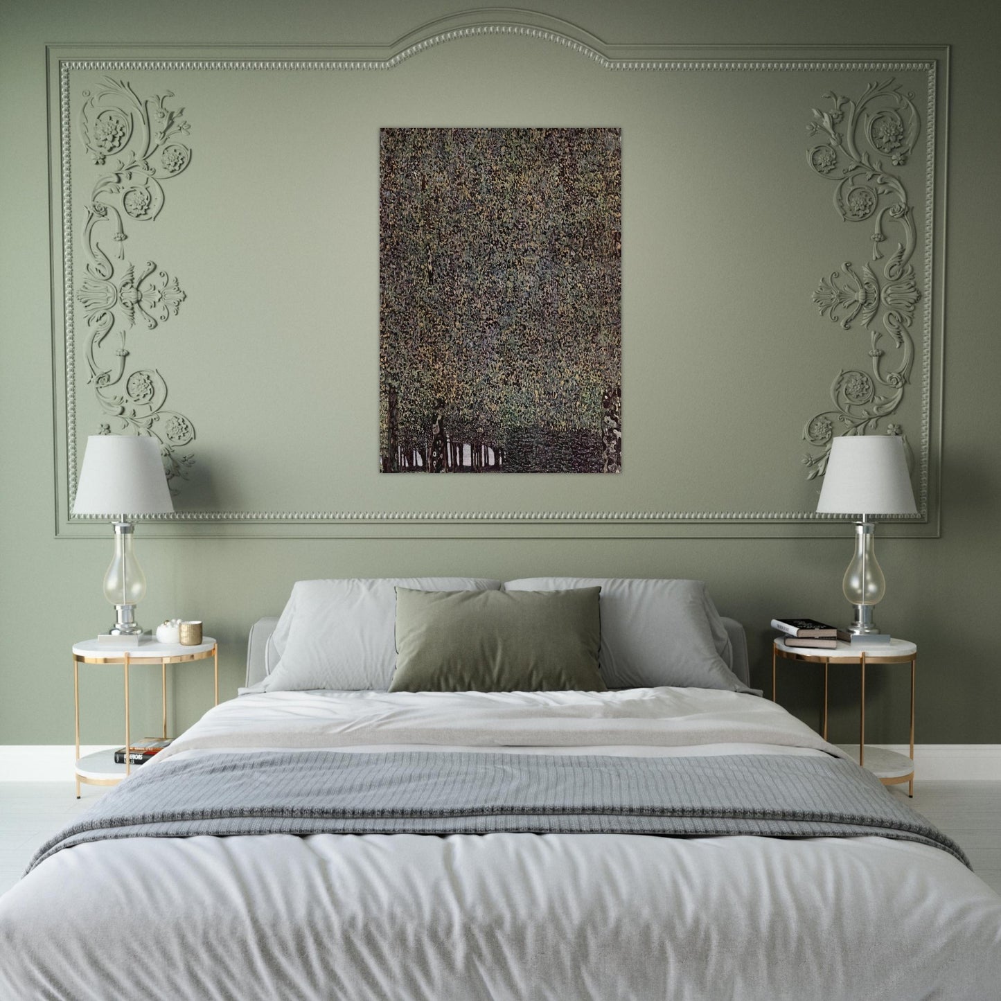 PARK 1910 - Gustav Klimt Brushed Aluminum Print - 70x100 cm / 28x40 inches | Gustav Klimt Aluminum Print | Gustav Klimt Prints
