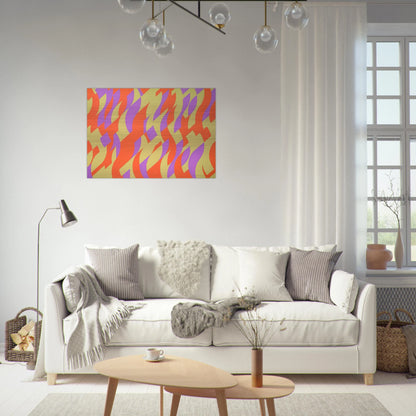 CARNIVAL 2000 - Bridget Riley Brushed Aluminum Print - 70x100 cm / 28x40 inches | Bridget Riley Aluminum Print | Bridget Riley Prints