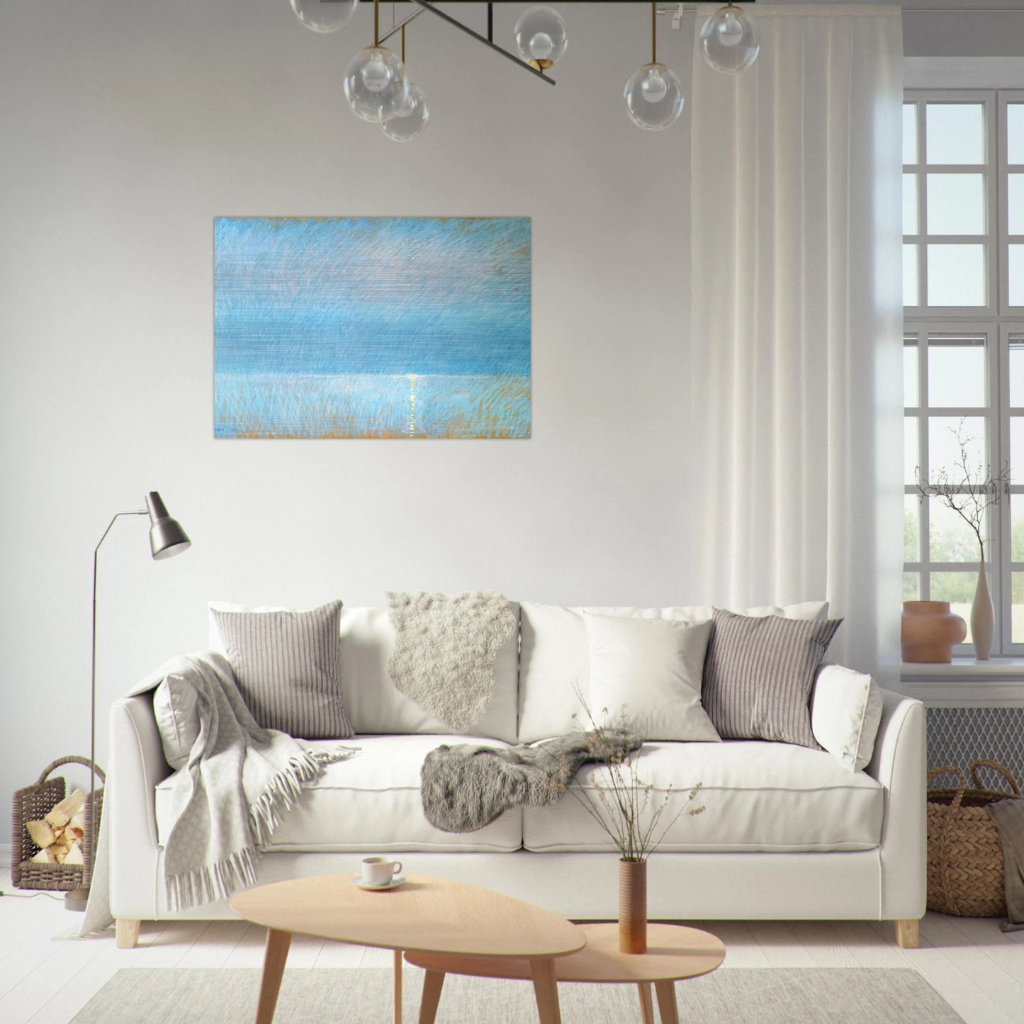 The Evening Star - Childe Hassam Brushed Aluminum Print - 70x100 cm / 28x40 inches | Childe Hassam Aluminum Print | Childe Hassam Prints