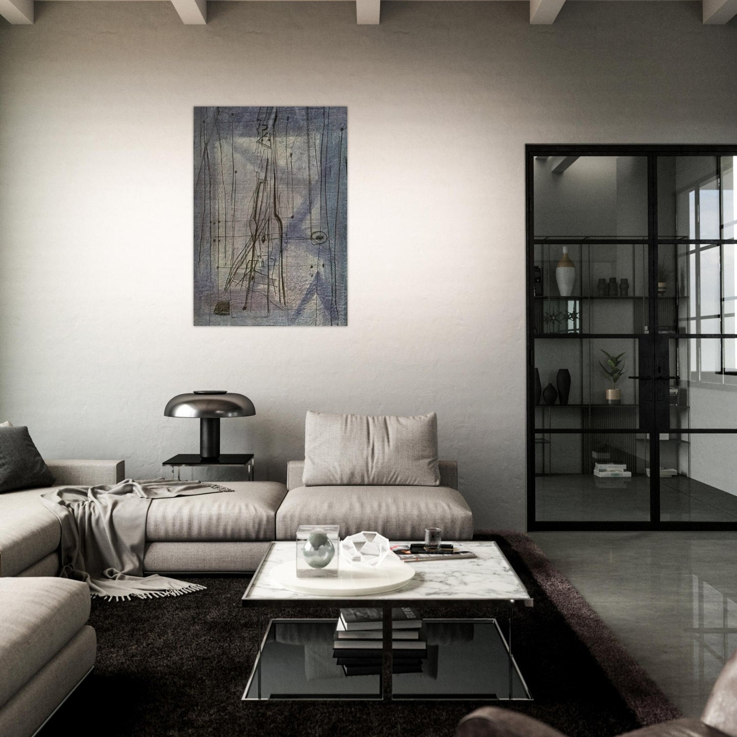 Diario - 1954 - Bice Lazzari Brushed Aluminum Print - 70x100 cm / 28x40 inches | Bice Lazzari Aluminum Print | Bice Lazzari Prints