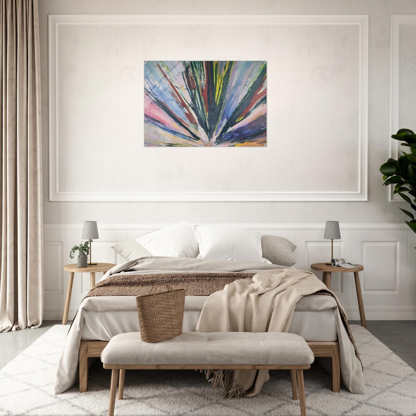 Stand - Sam Gilliam Acrylic Print - 70x100 cm / 28x40″ inches
