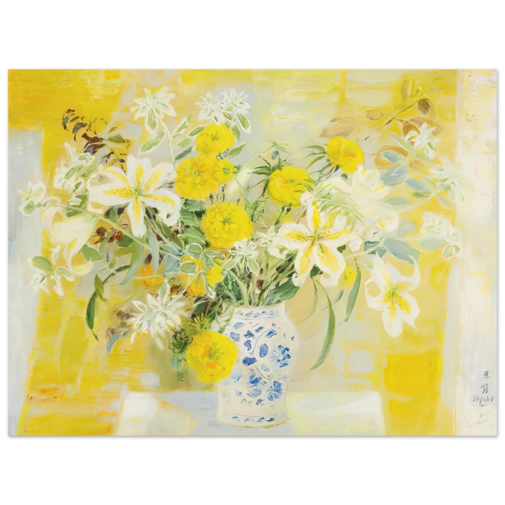 Le Pho - Fleurs - 1971  75x100 cm / 30x40inches Fine Art Poster
