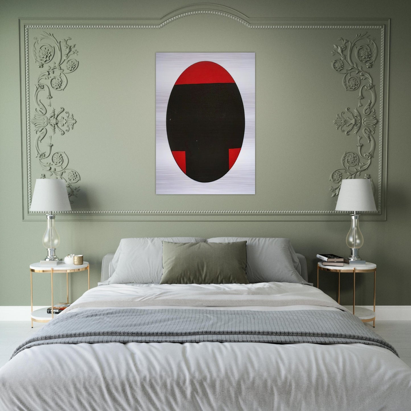 Big T - Hard Edge Painting - Leon Polk Smith Brushed Aluminum Print - 70x100 cm / 28x40 inches | Leon Polk Smith Aluminum Print | Leon Polk Smith Prints