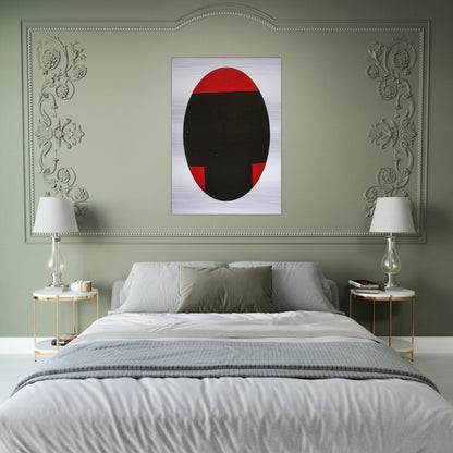 Big T - Hard Edge Painting - Leon Polk Smith Brushed Aluminum Print - 70x100 cm / 28x40 inches | Leon Polk Smith Aluminum Print | Leon Polk Smith Prints