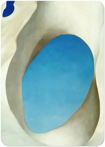 Pelvis III By Georgia O'Keeffe Pack of 10 Post Cards | Georgia O'Keeffe Post Cards | A6 (10.5 x 14.8 cm) - 4.1 x 5.8 inches